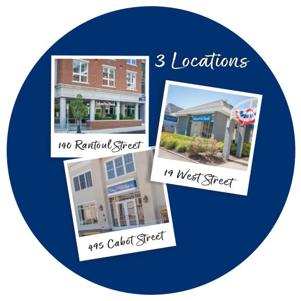 3 locations - 140 Rantoul Street, 19 West Street and 495 Cabot Street